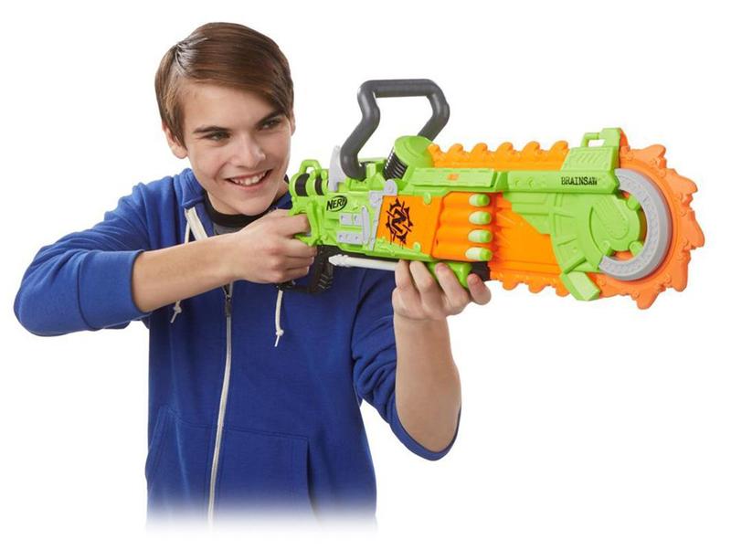 Lançador de Dardos Nerf Zombie Strike Brainsaw - Hasbro